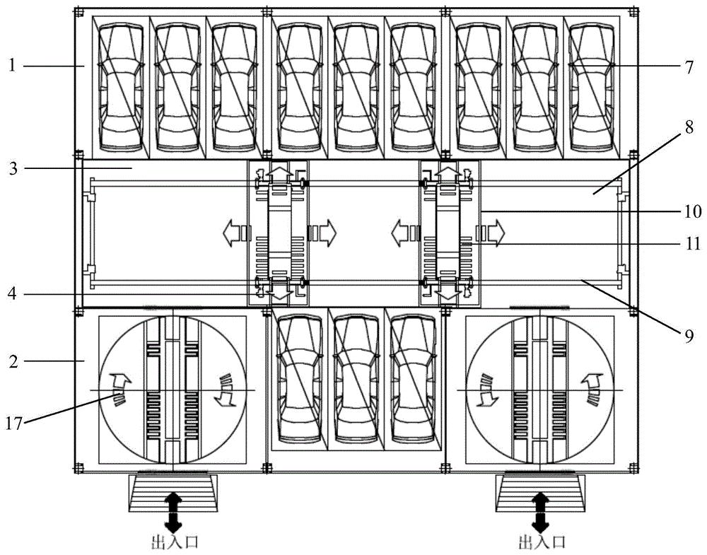 cn110566021a_一种新型垂直升降立体车库在审
