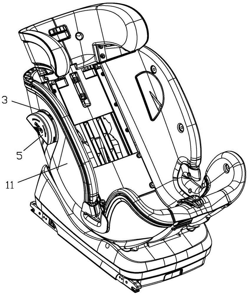 cn110641330a_一种儿童安全座椅防侧撞结构在审