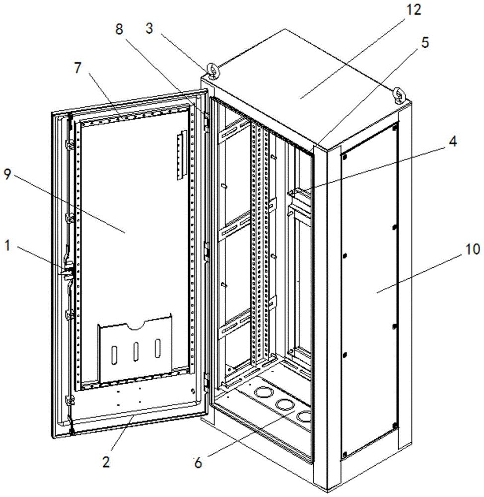 cn110708907a_一种防护等级为ip55的框架式通用控制柜在审