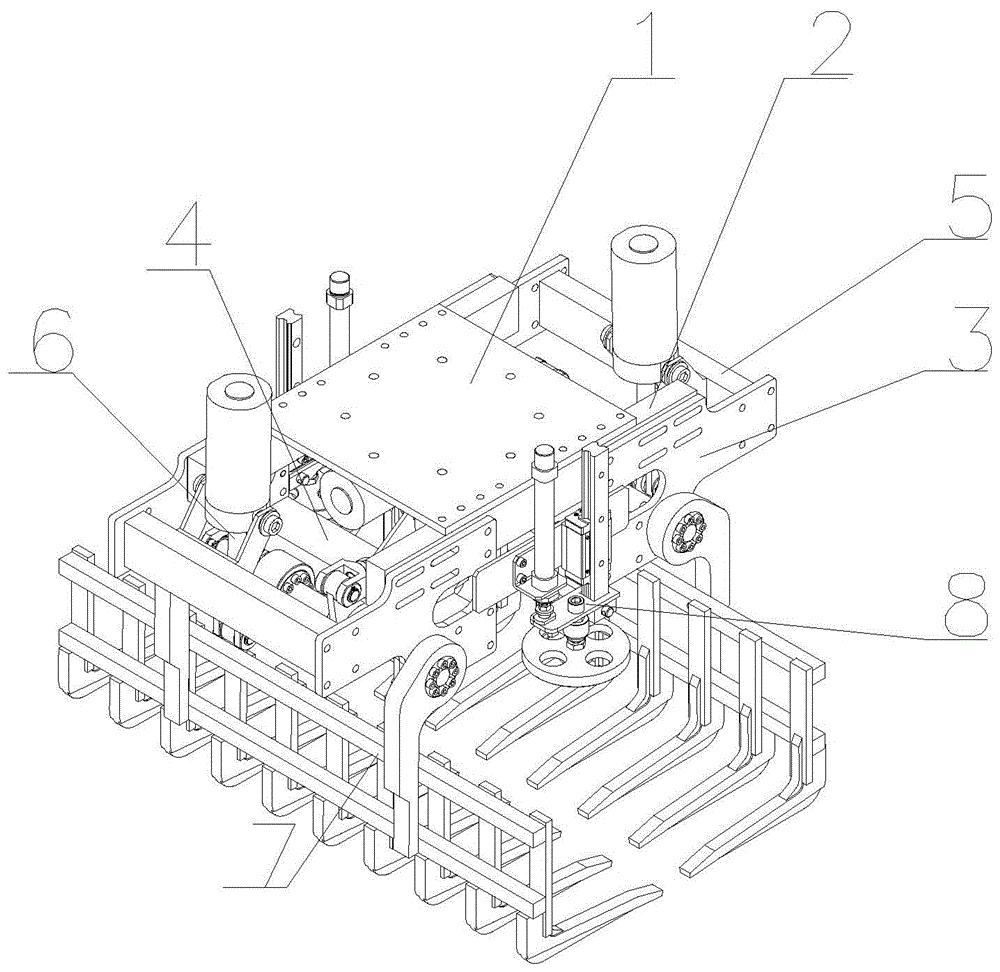 码垛机器人抓手结构图图片