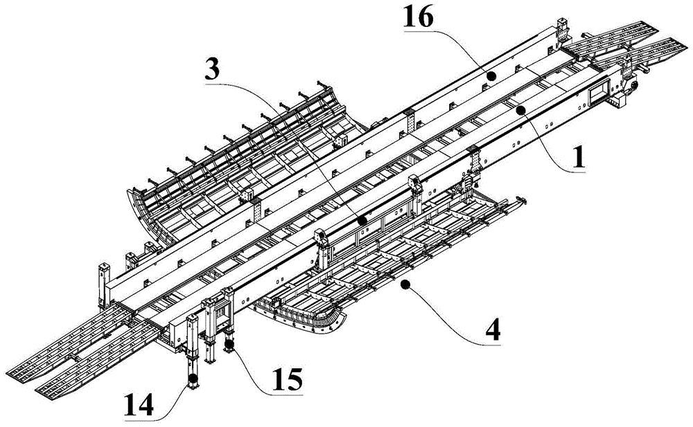 一种自行走式液压栈桥