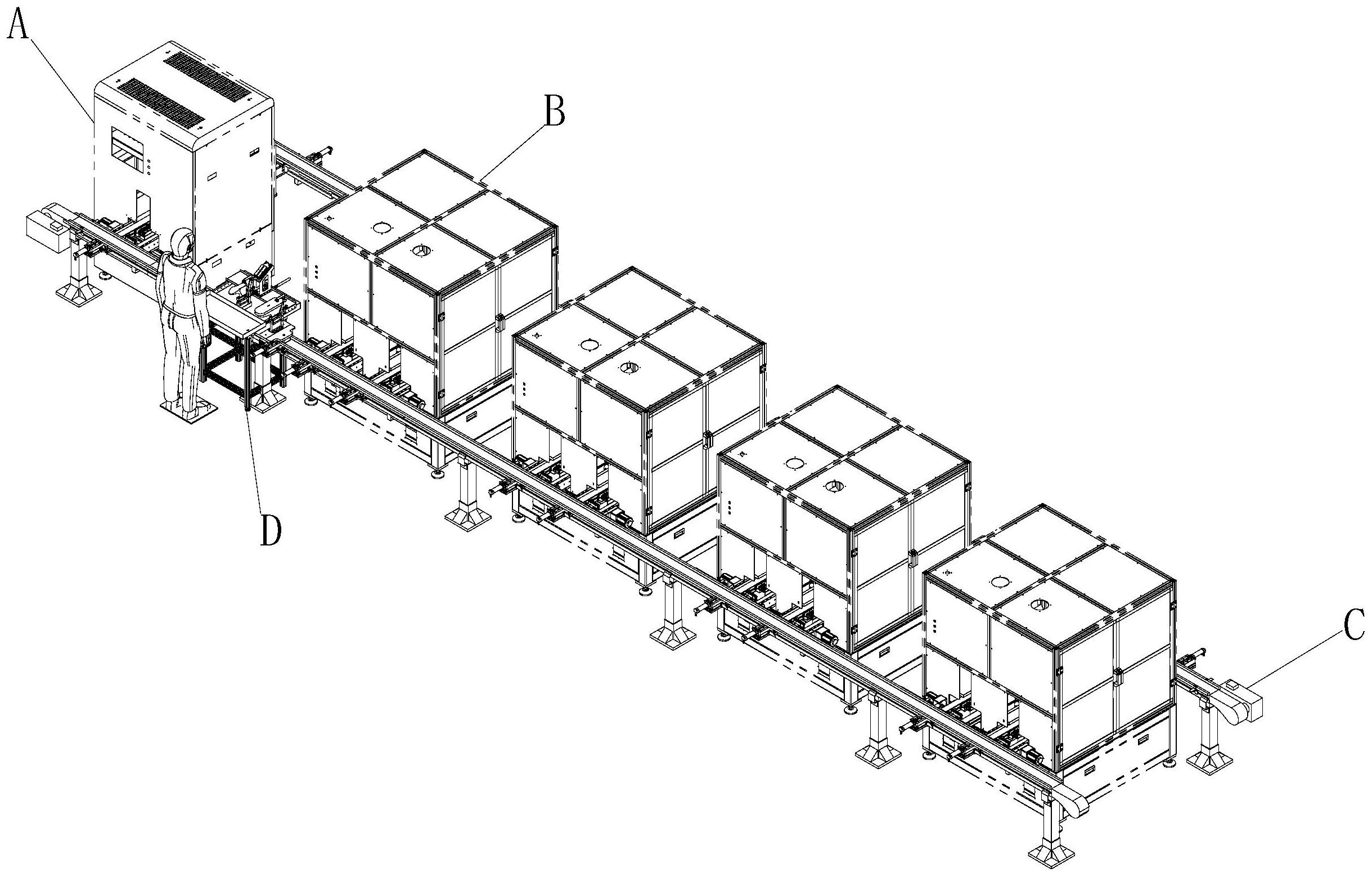 一种鞋类智能工艺自动化流水线