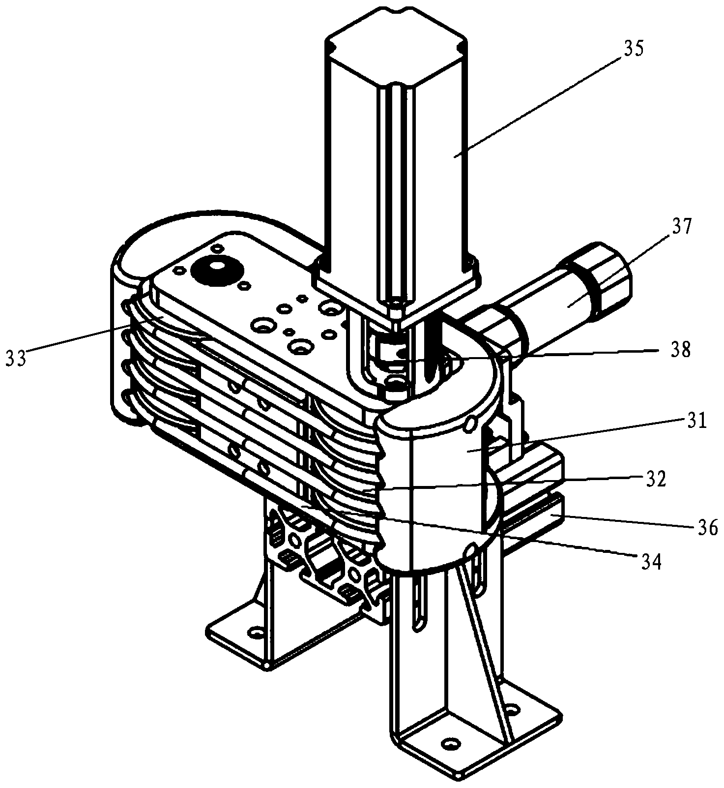 一种非对称瓶自动旋转定位装置
