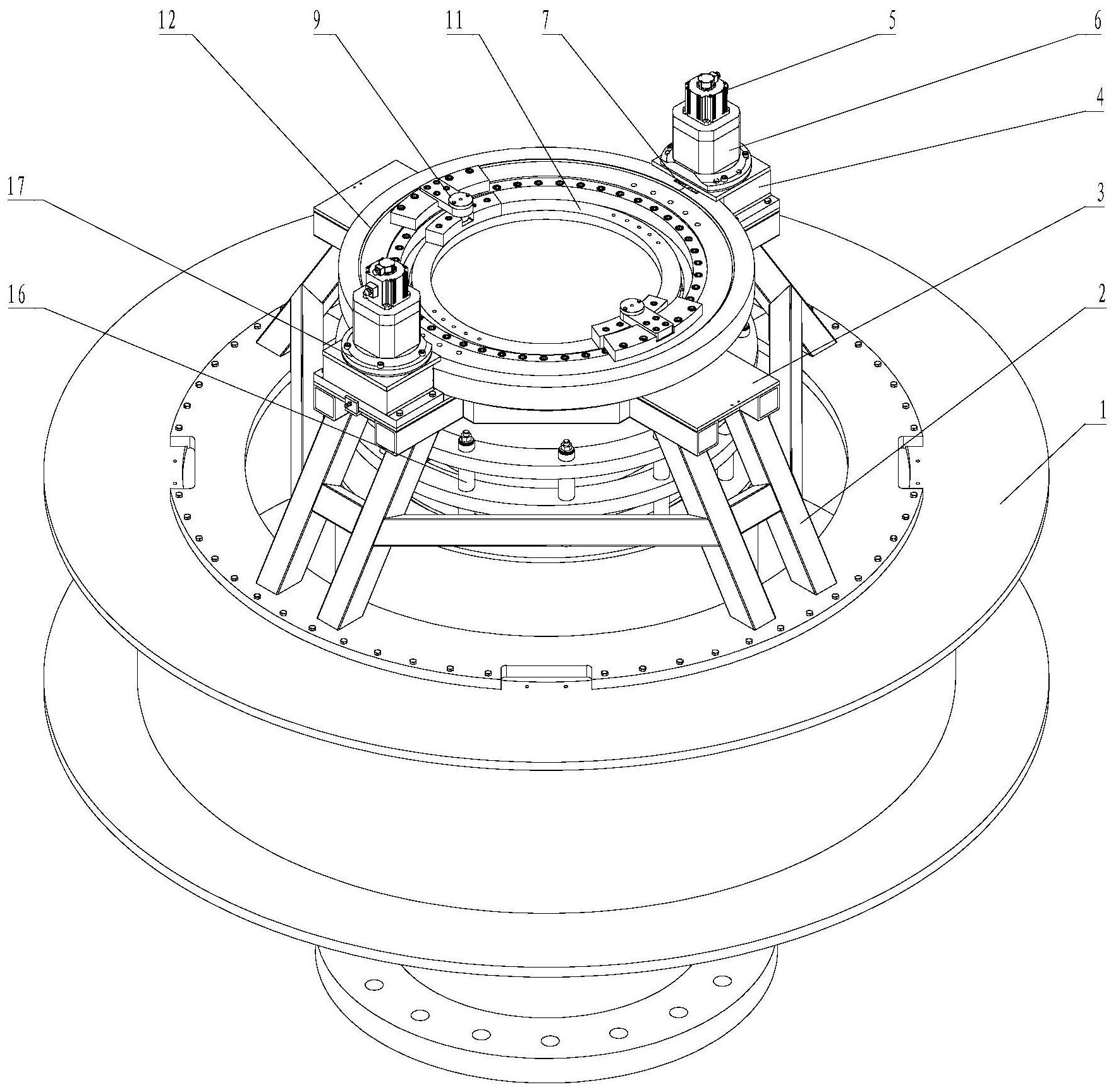一种水轮发电机自动盘车装置