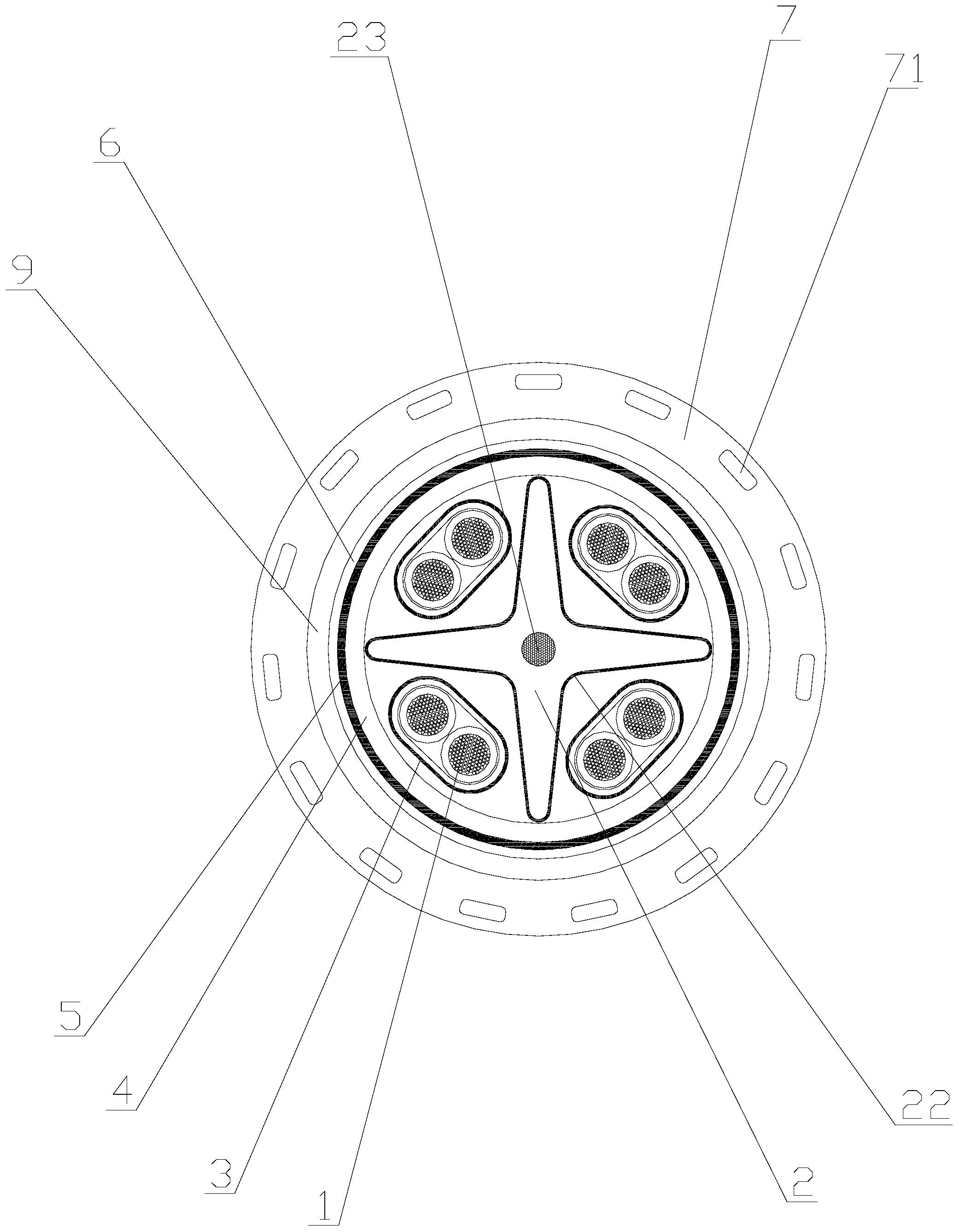 屏蔽双绞线结构图图片