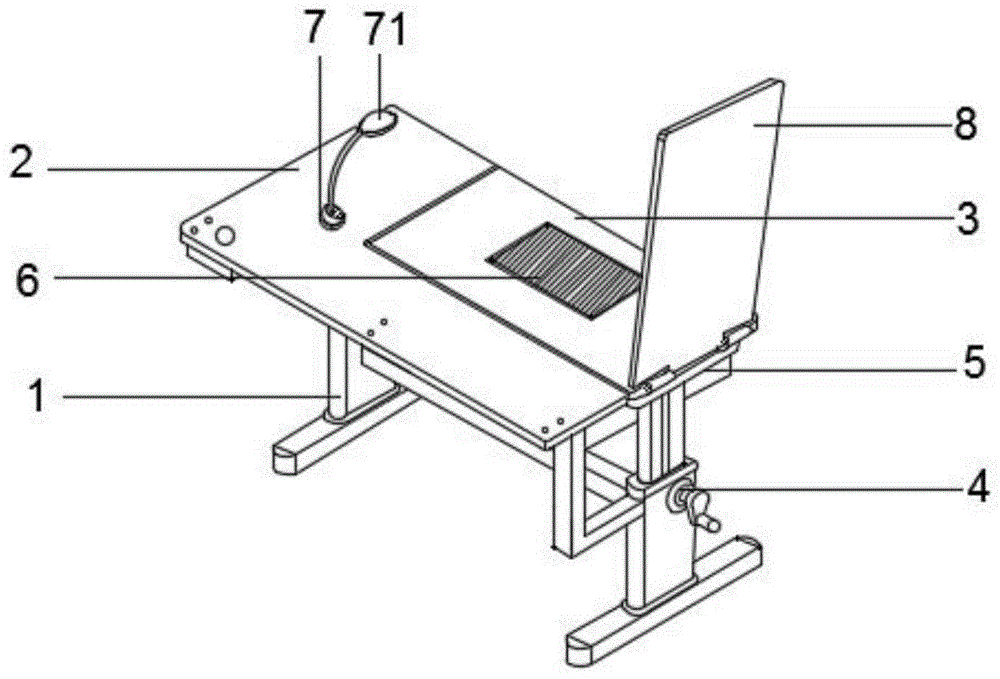 一种多功能智能学习桌