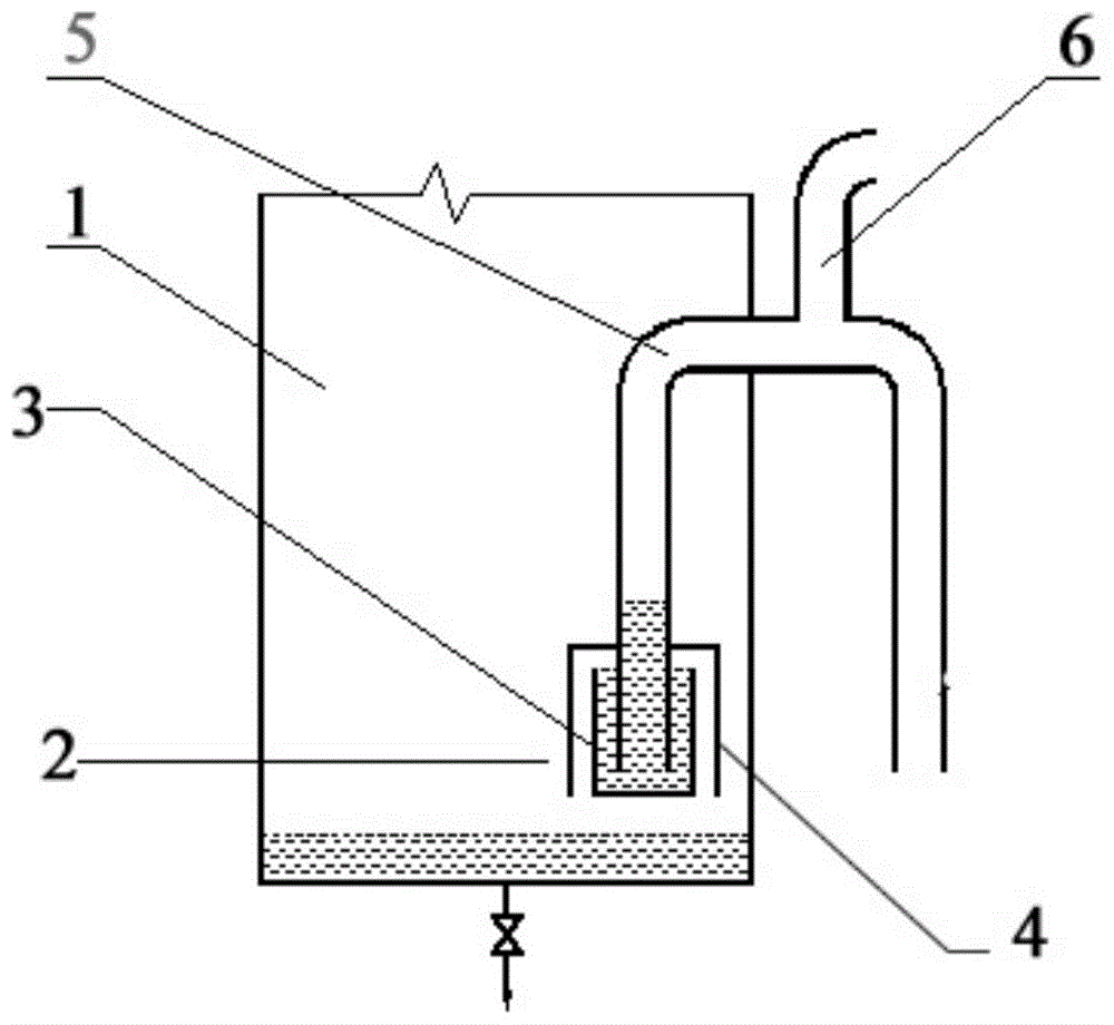 一种自液封的溢流装置