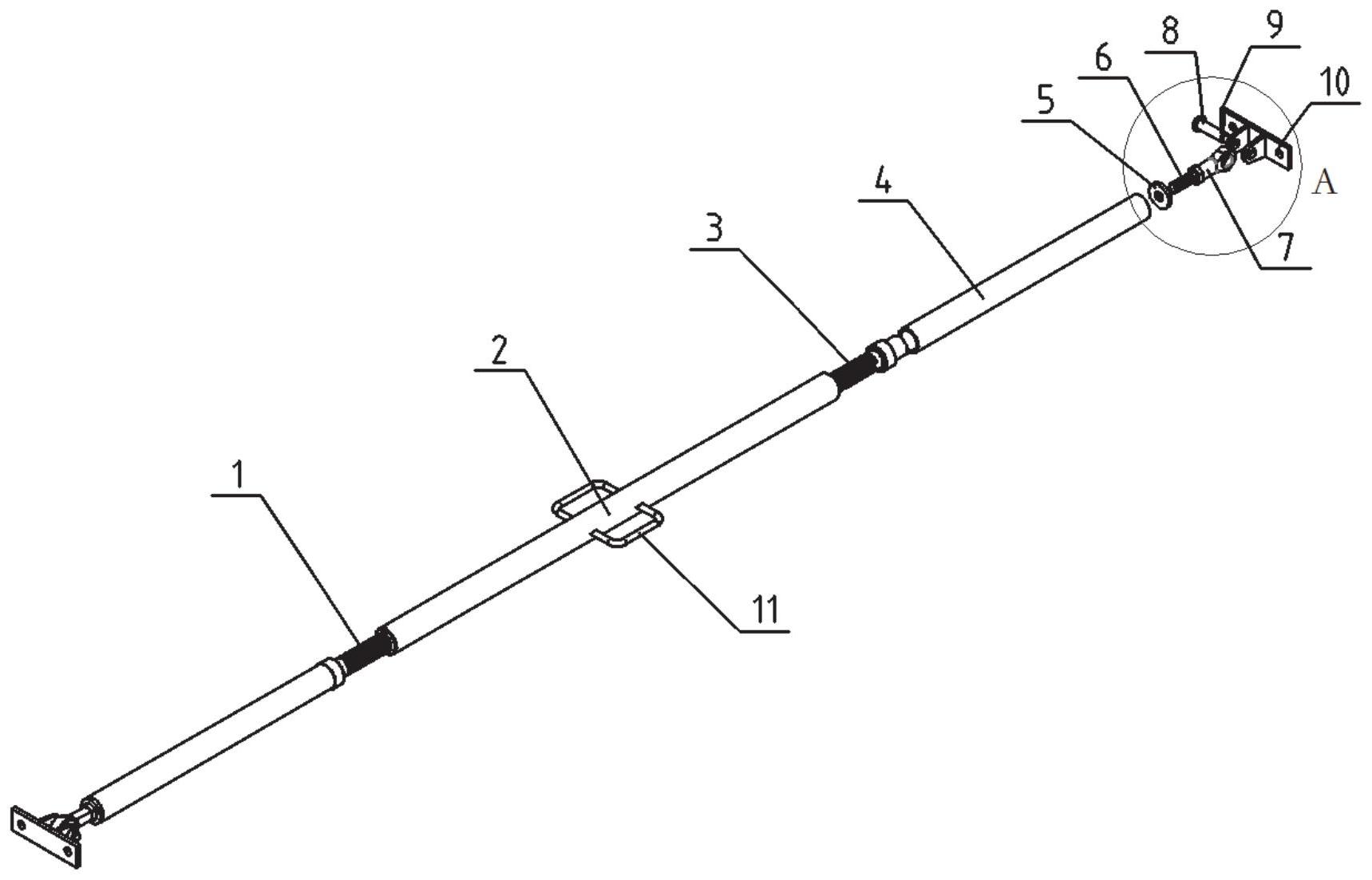 一种用于装配式建筑的可调节支撑杆及其操作方法