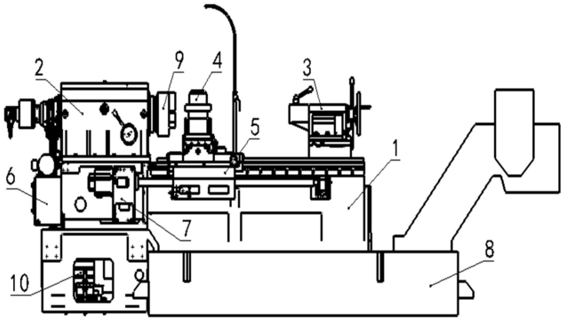 一种镶钢导轨整体平床身数控车床