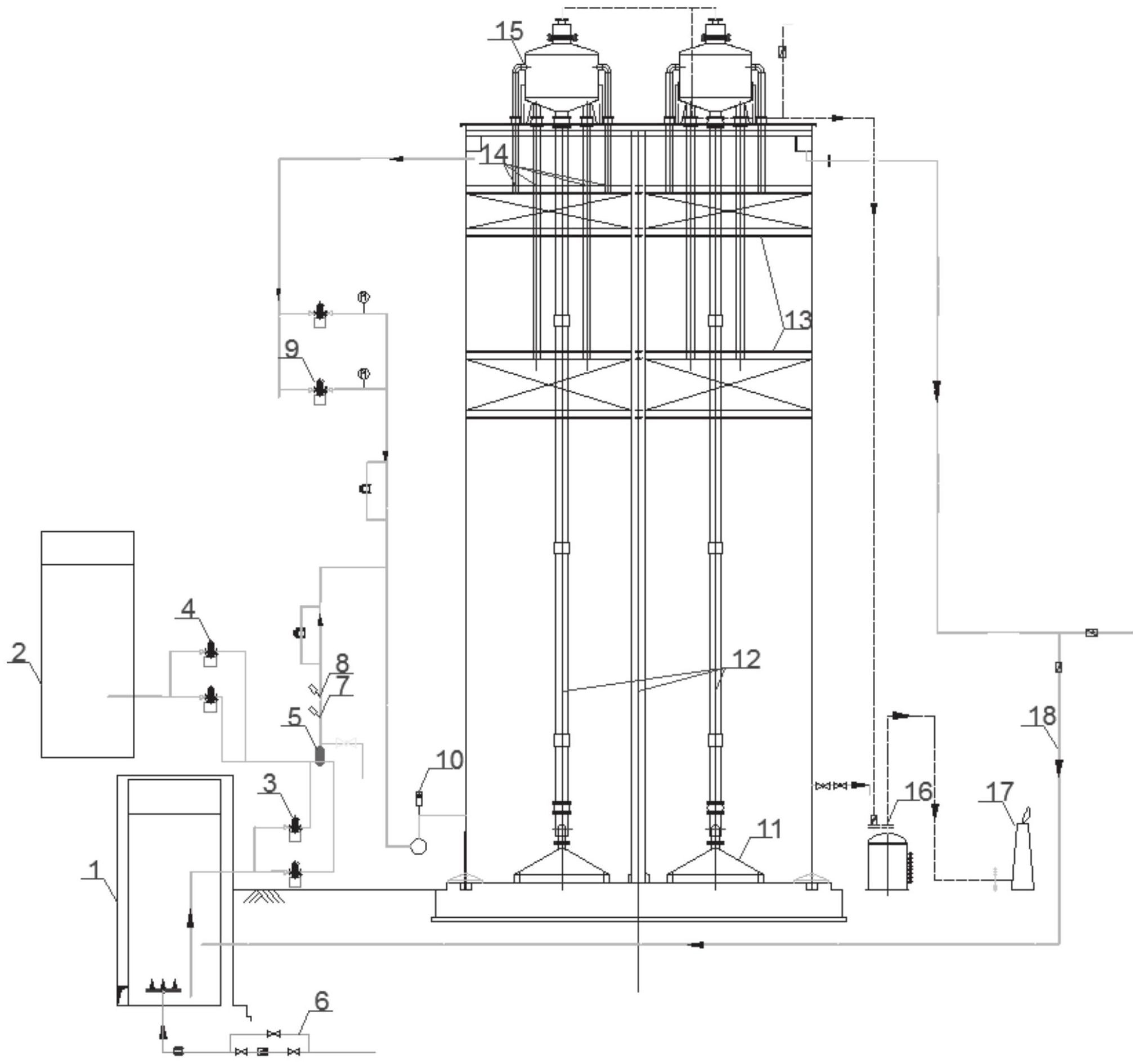 cn111717994a_一种节能自动化peic厌氧反应器,运行方法及在工业废水