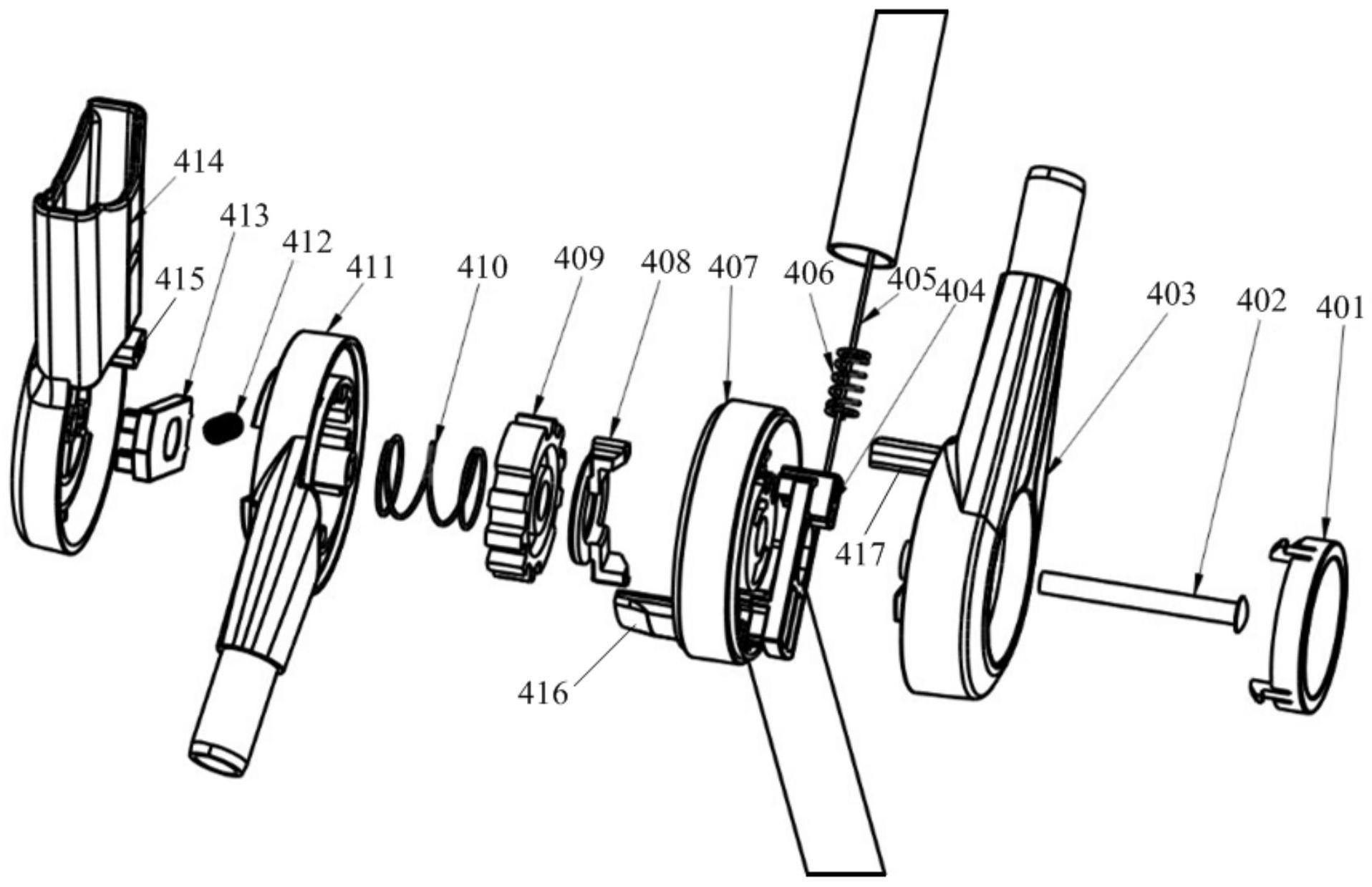 婴儿车车架收合关节婴儿车车架和婴儿车