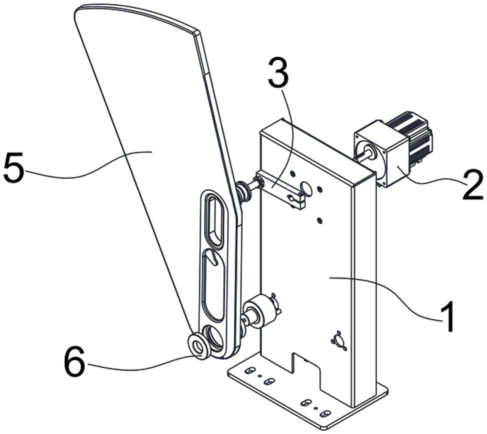 本发明涉及门禁安防技术领域,具体是一种通道闸机直驱