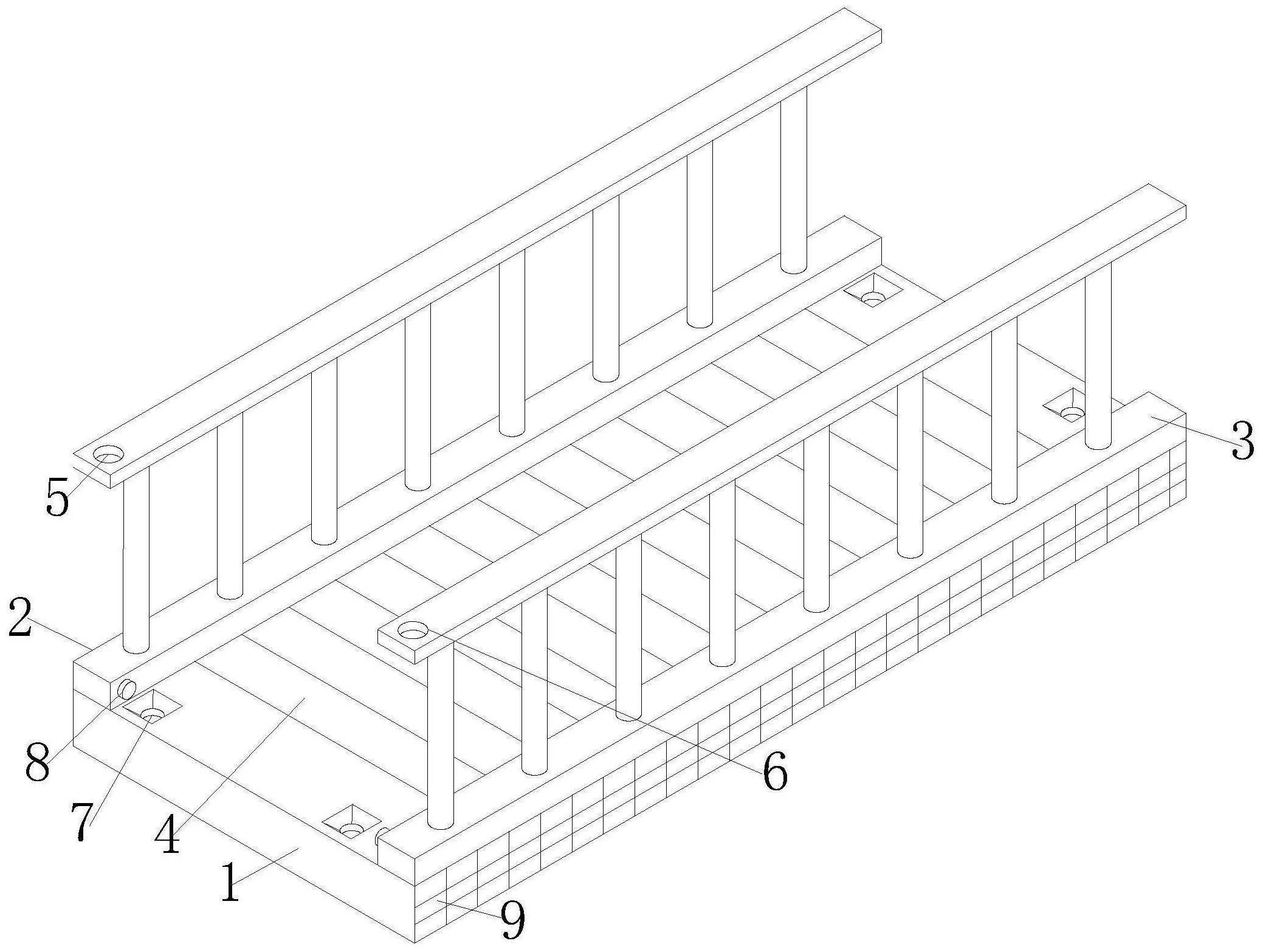 一种自动清理的钢结构人行天桥