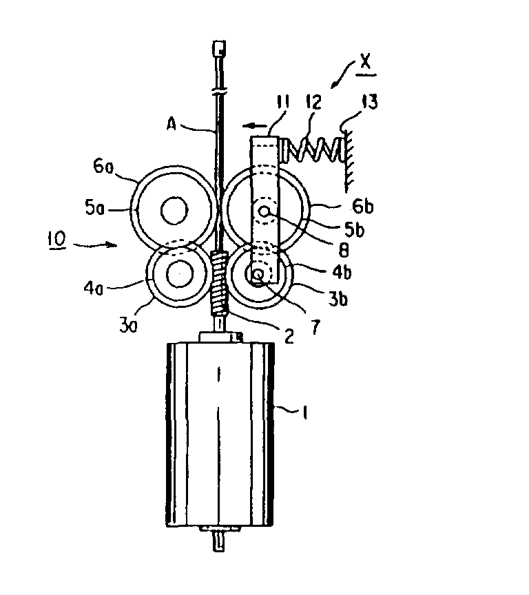 电动伸缩式天线驱动装置