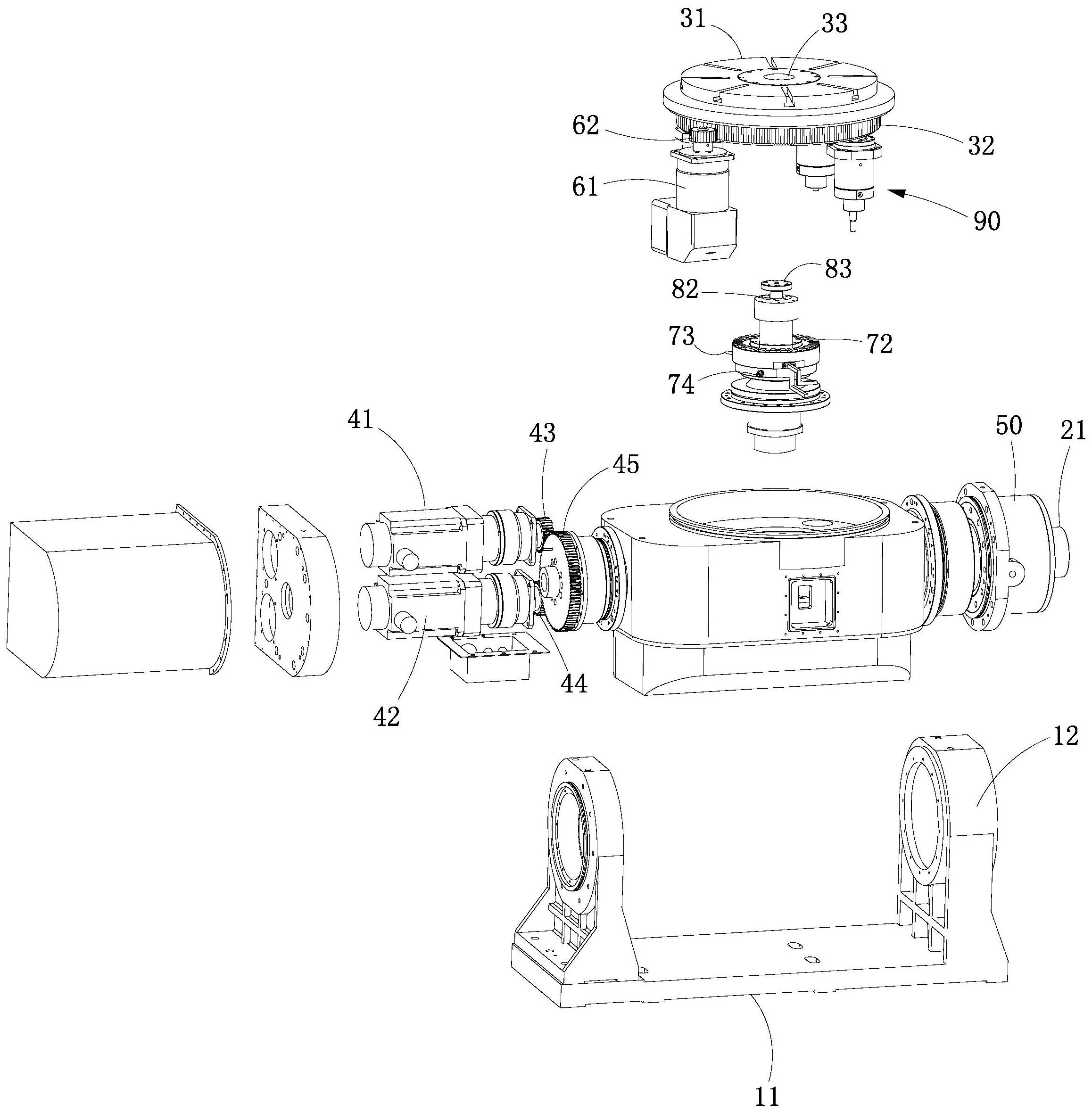 五轴多角度数控转台专利_专利申请于2020-07-28_专利查询 - 天眼查