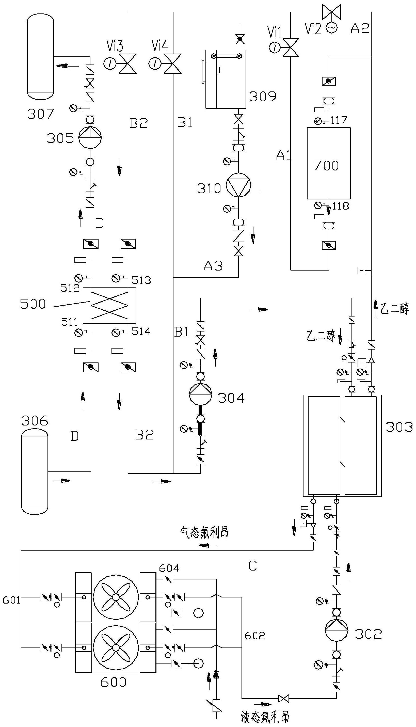 蒸发冷一体机组系统图图片