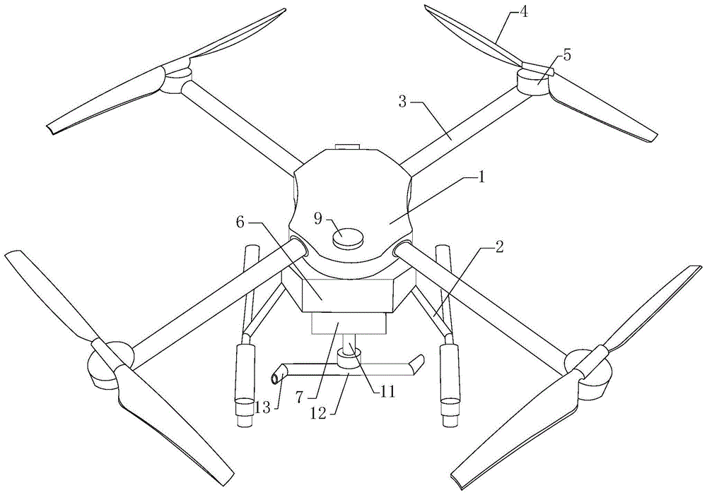 一种可用于喷洒农药的无人机