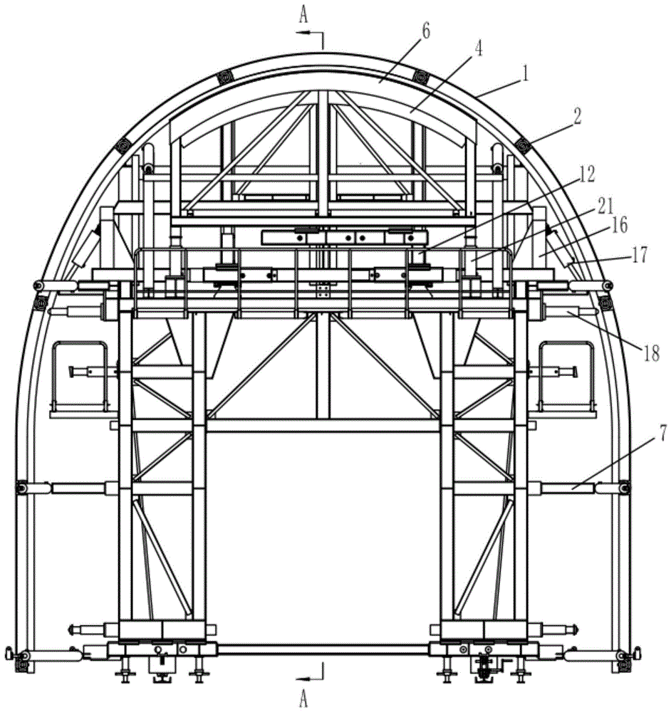 拼装式隧道用台车以及拼装方法专利_专利申请于2020