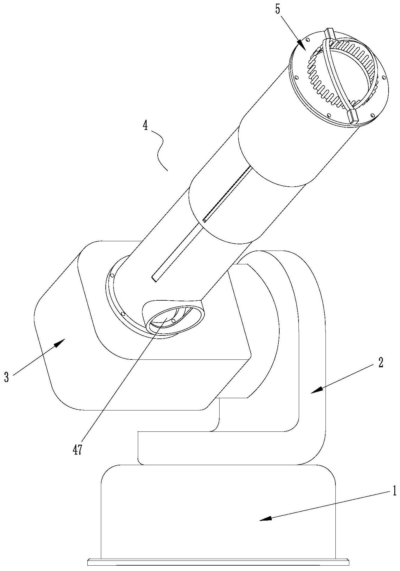 一种中空可伸缩的机械臂