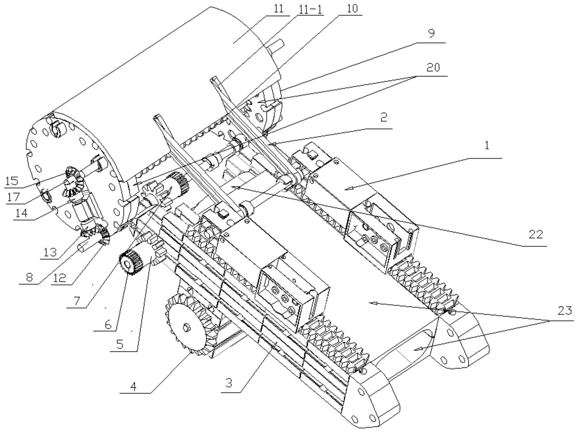 一种基于慧鱼组件的清雪机械臂
