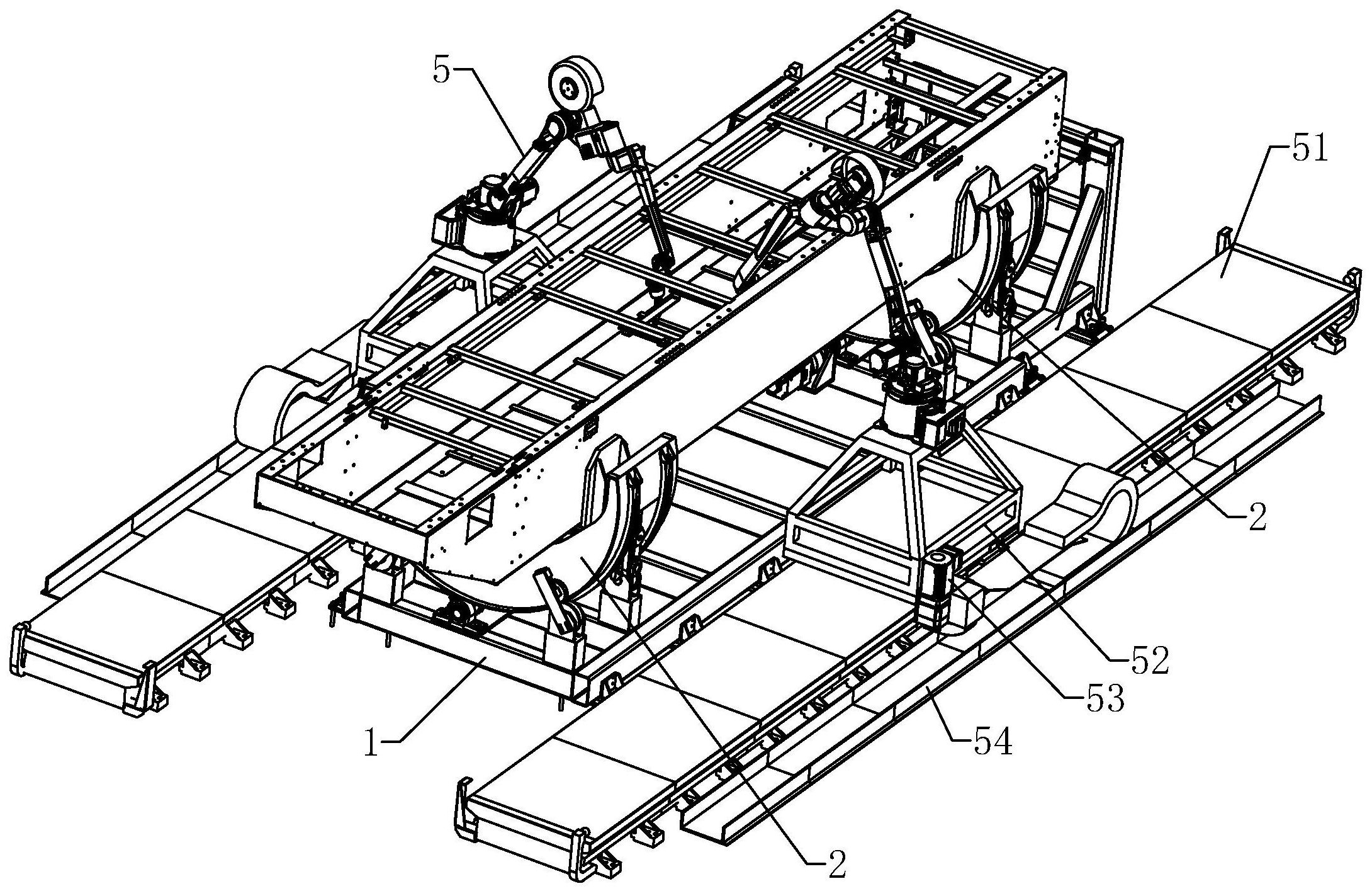 大型钣金件翻转自动焊接装置