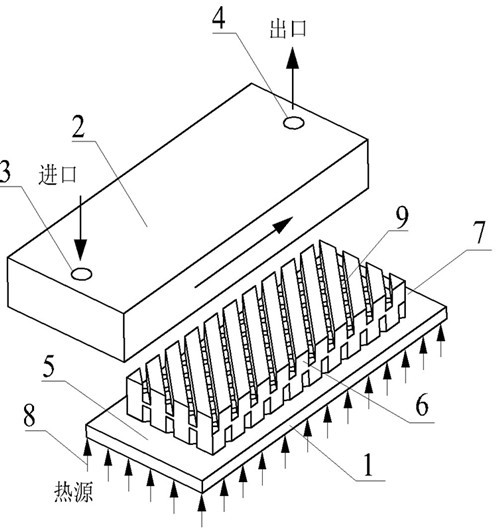 cn112038311a_一种双层复杂交错结构微通道热沉在审