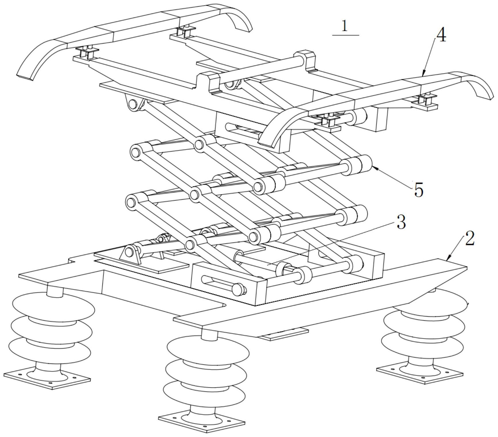 cn112046291a_一种剪叉式受电弓在审
