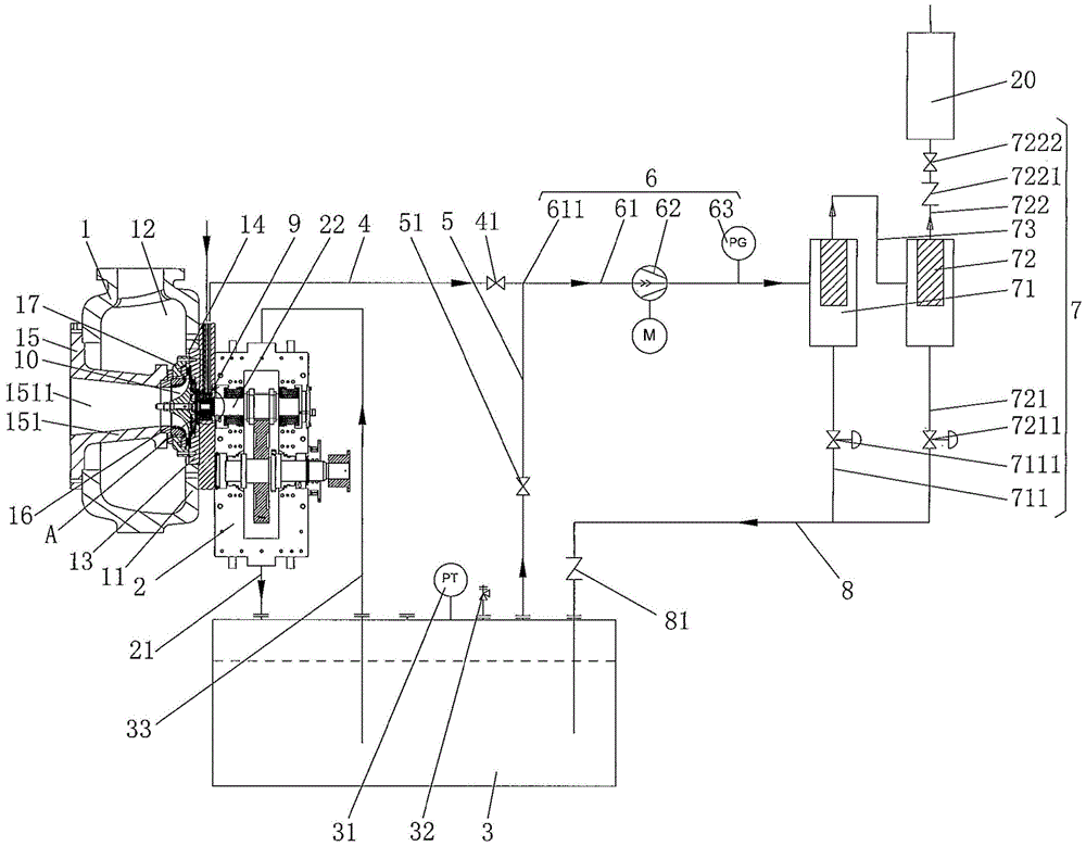 cn112082296a_orc余热发电透平膨胀机的冷媒回收装置在审