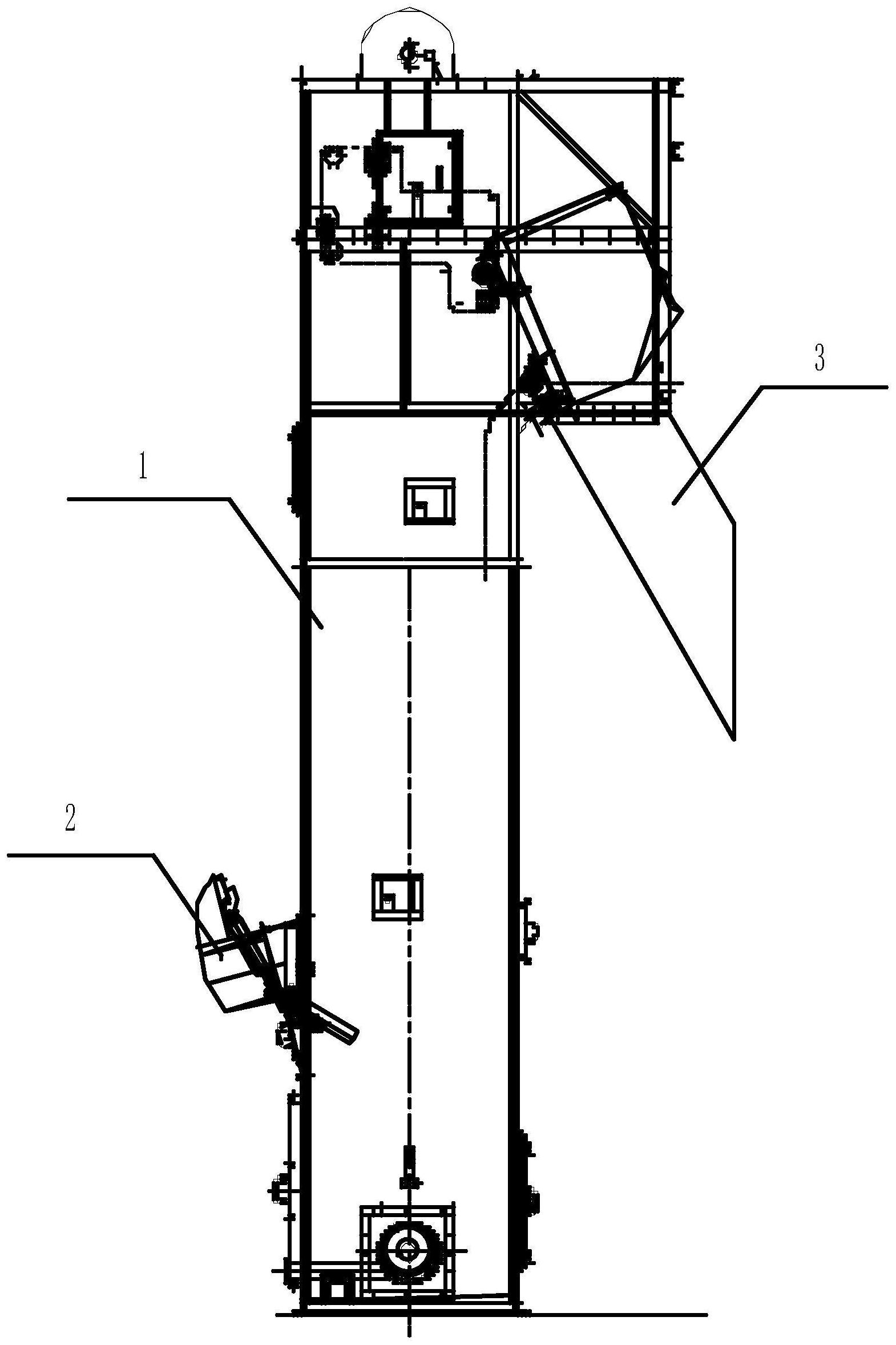 一种斗提机分段调速装置