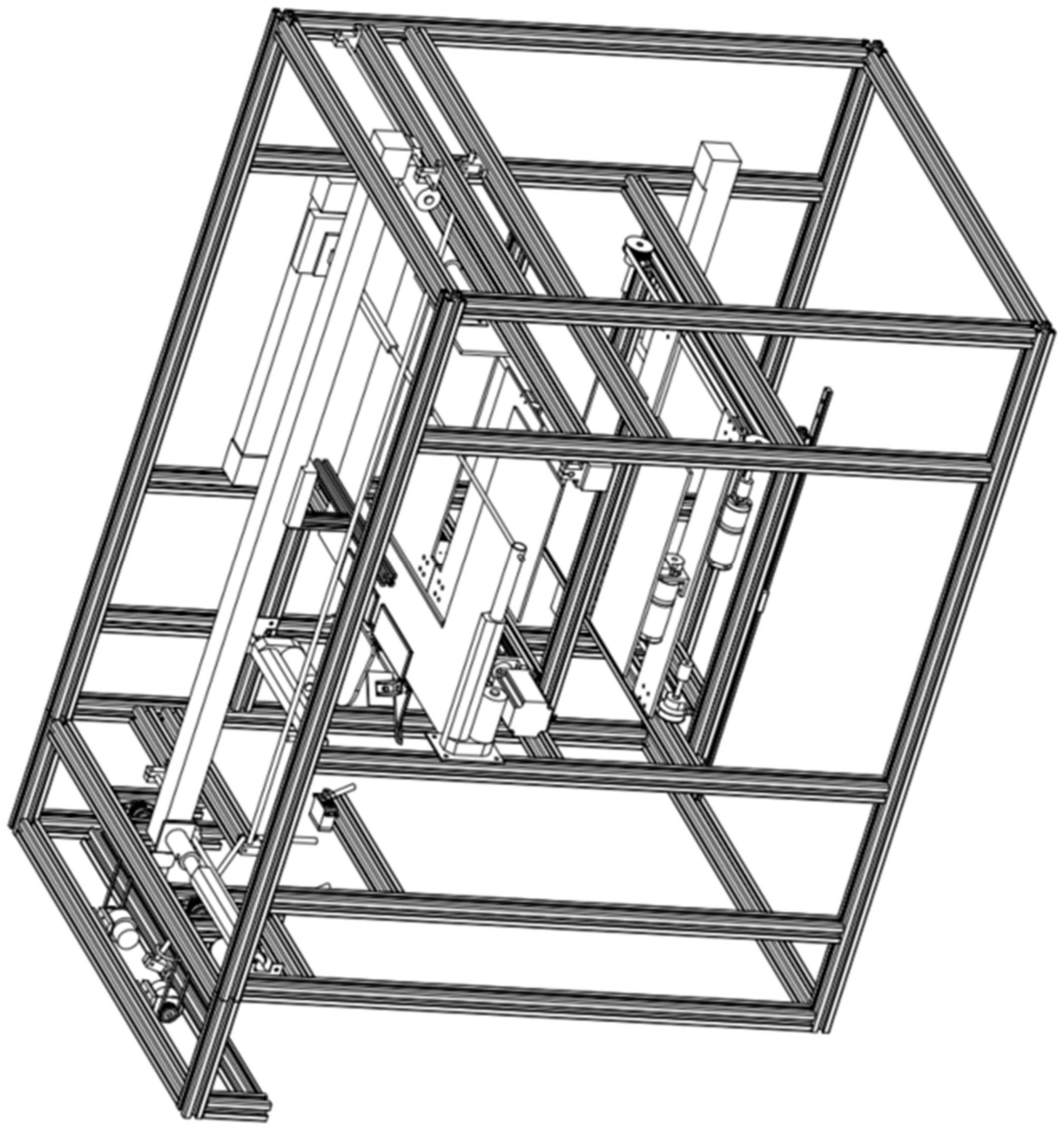 自动叠衣装置,包括安装于框架上的推压机构,对叠导向机构,预折叠机构