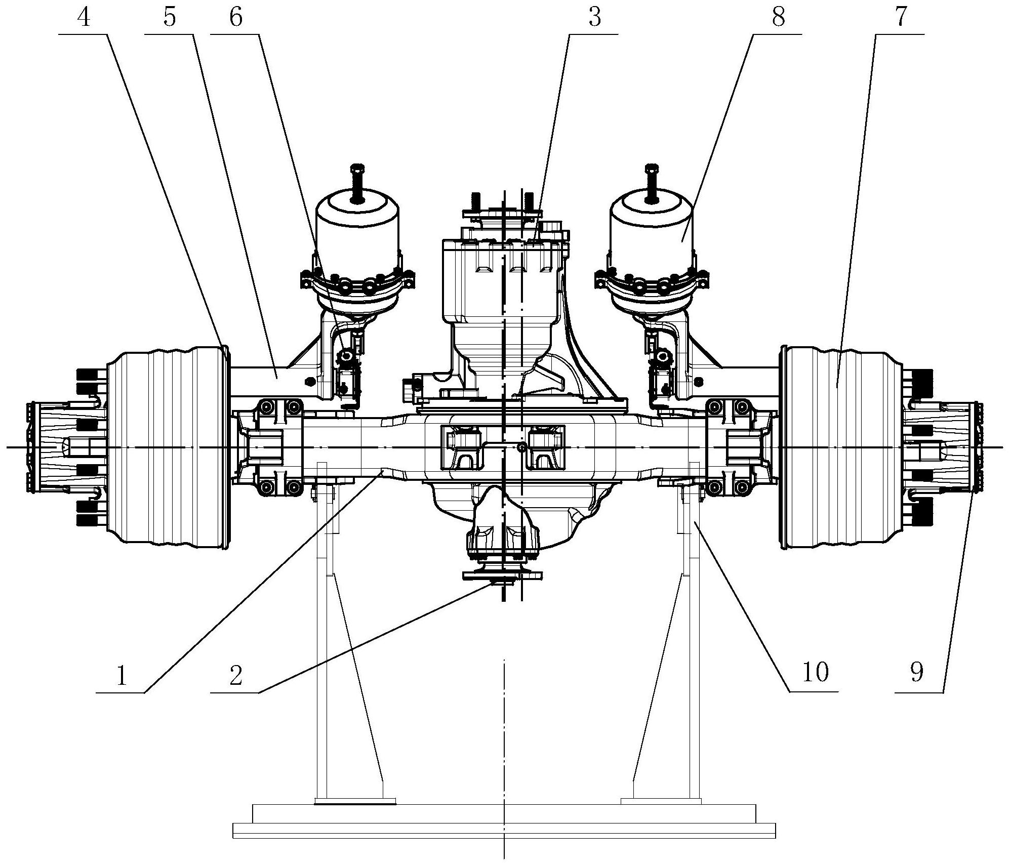 汽车中桥总成的装配工艺方法