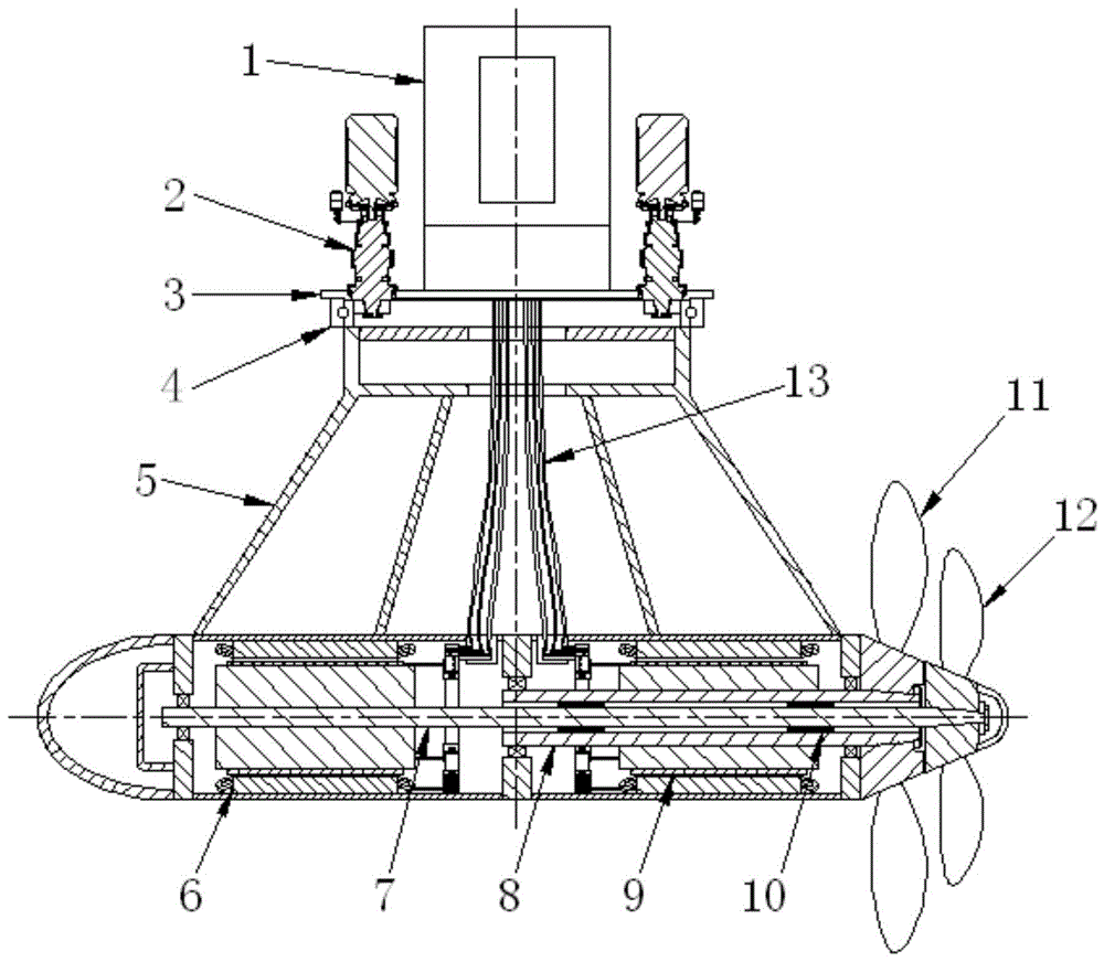 螺旋桨推进器结构图片