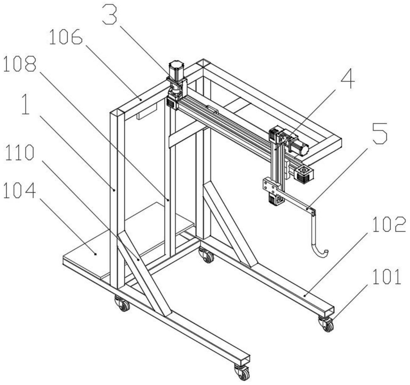 同步带直线模组式酱香酒酒甑甑盖开合装置及其使用方