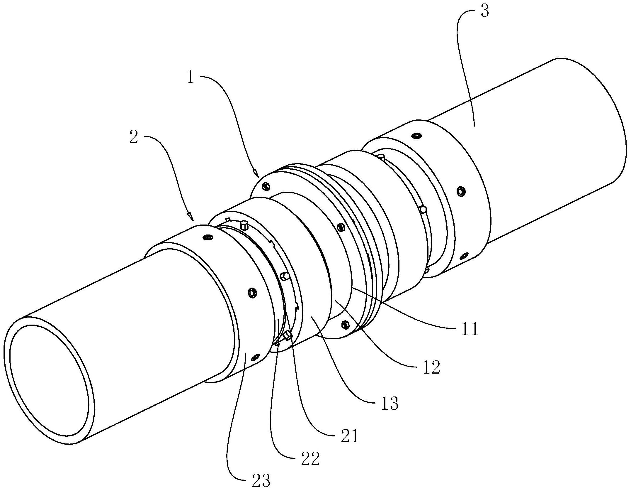 一种用于市政管网排水的自锁管道结构及其施工方法