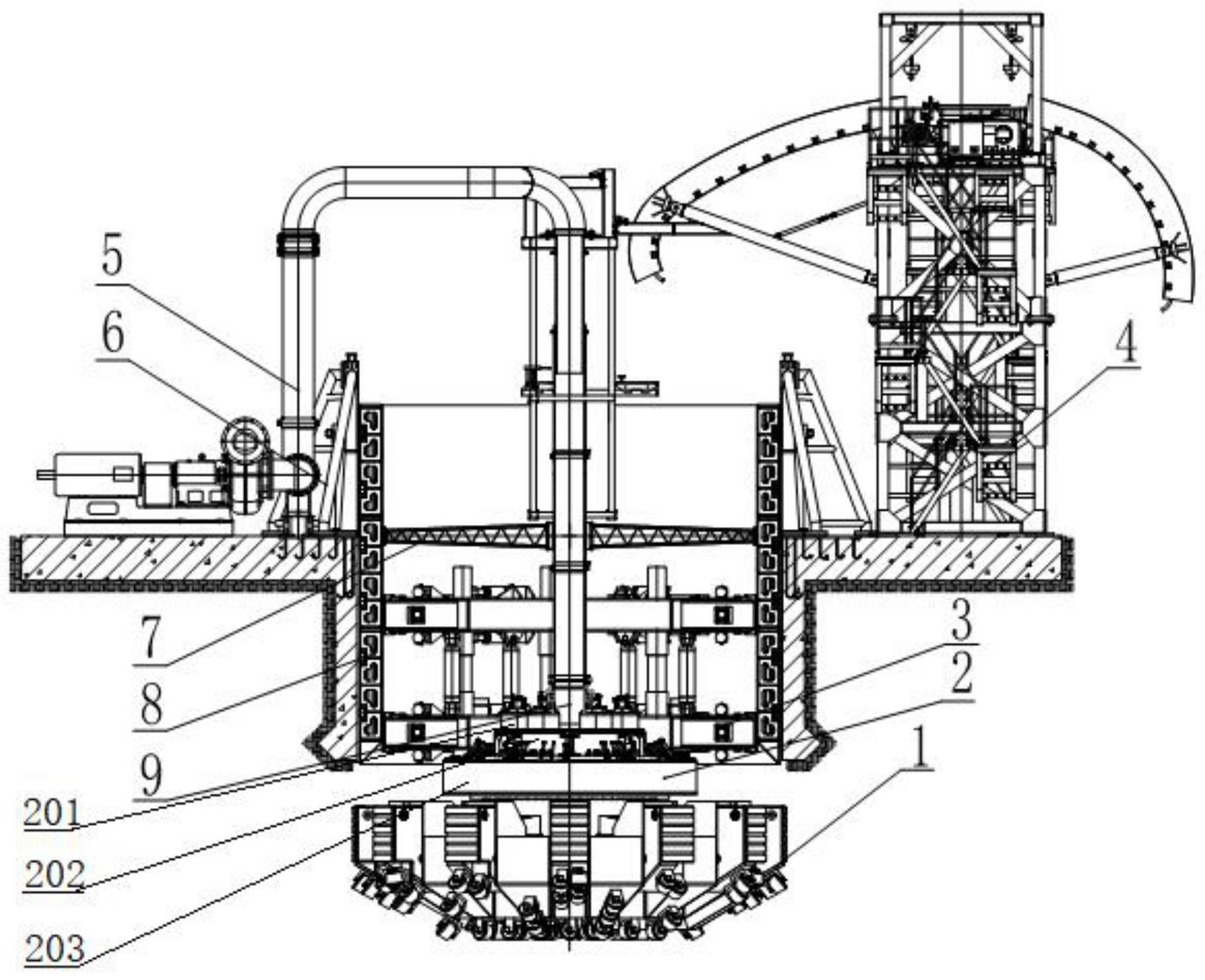 cn112253128a_一种全自动全断面垂直盾构机在审