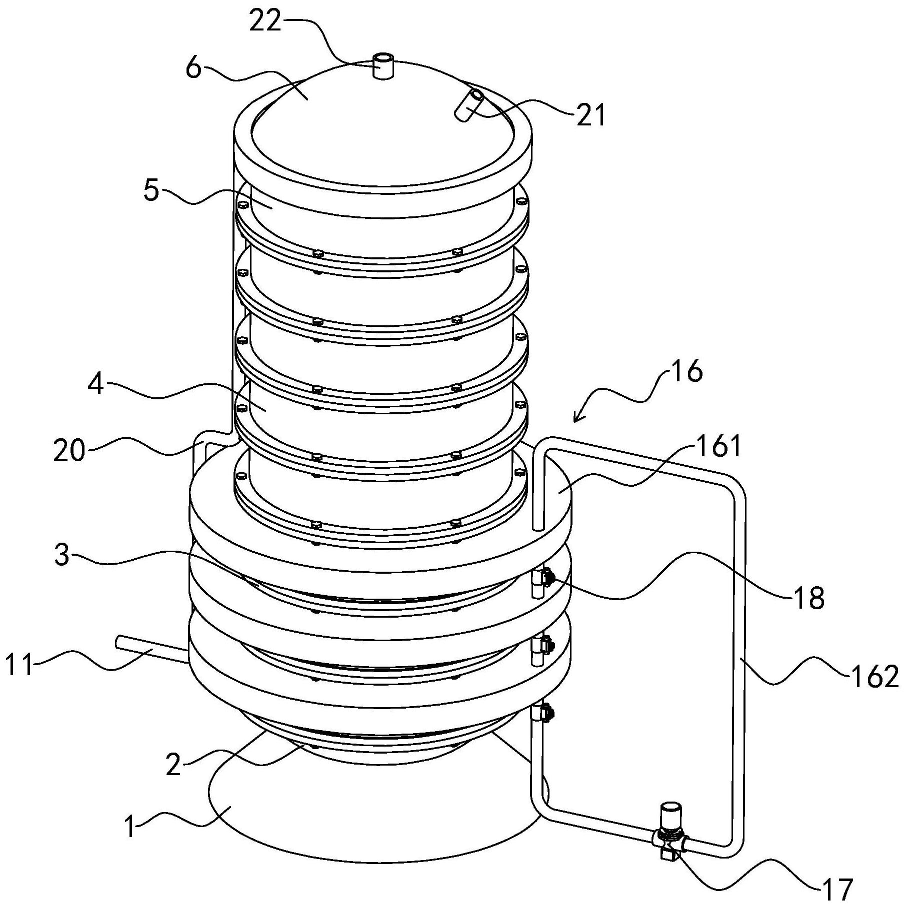 一种联合制碱用纯碱碳化塔