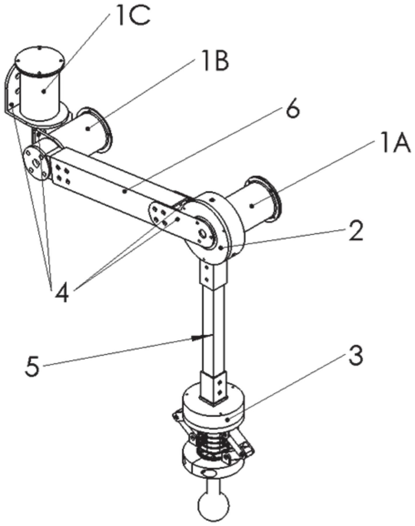 一种仿生水下足式机器人腿部结构及仿生水下足式机器人