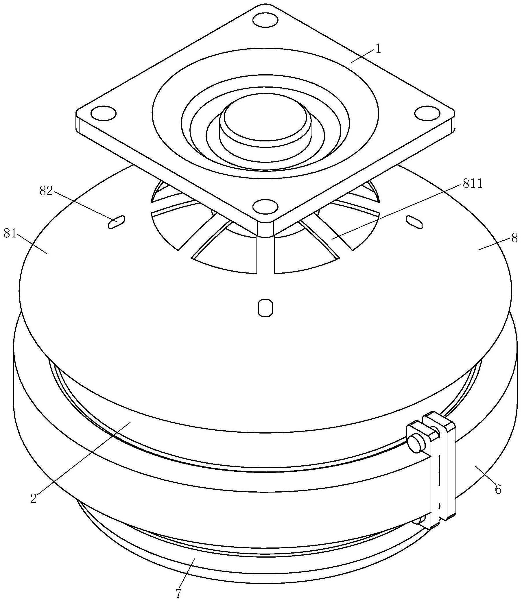 一种重载灵敏滚球式万向轮