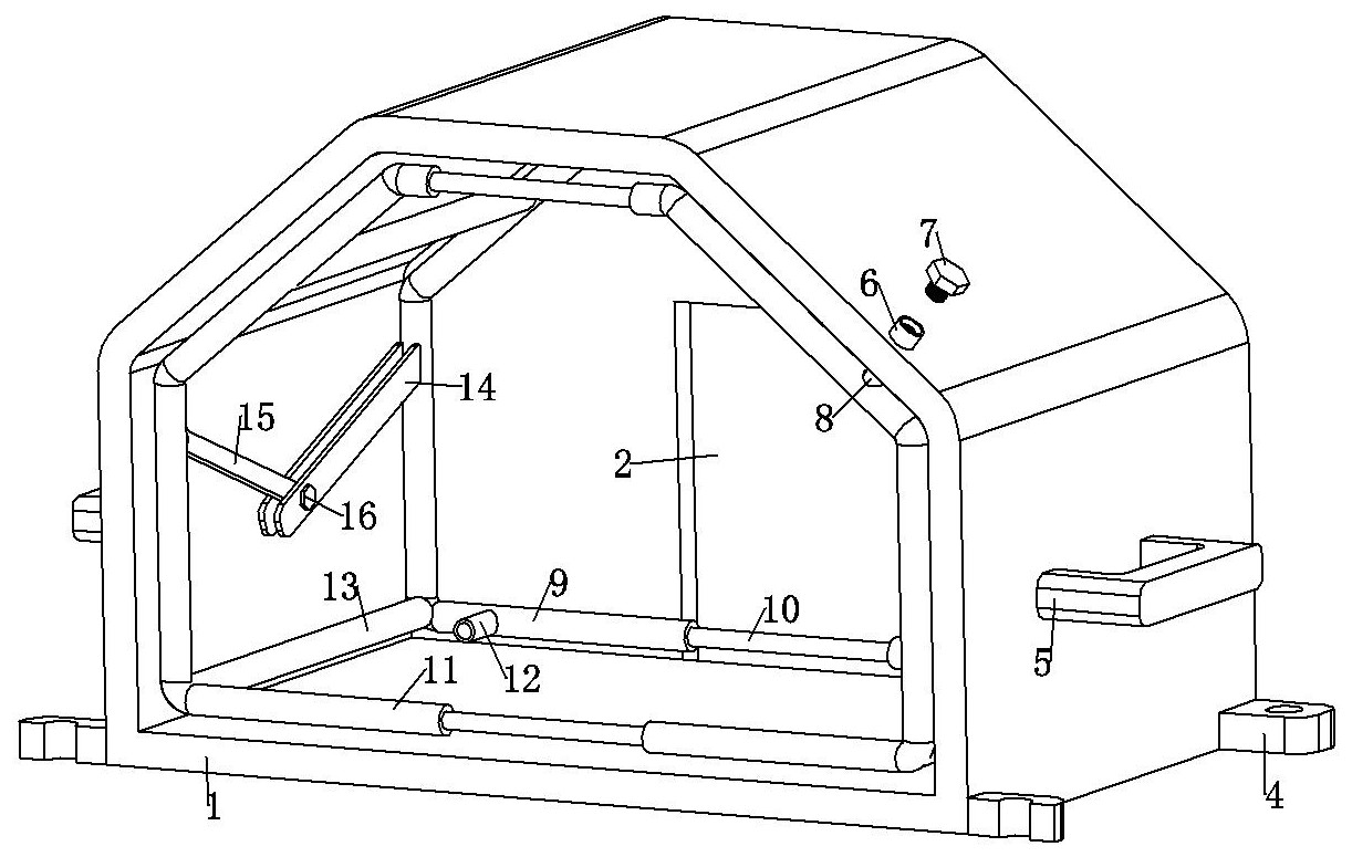 便携式火场逃生救生舱