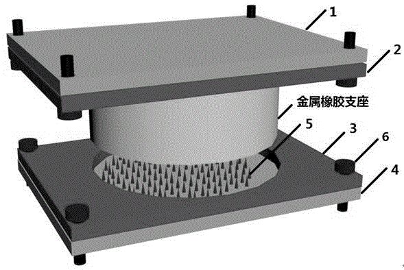 cn112378750a_金属橡胶支座连接装置在审