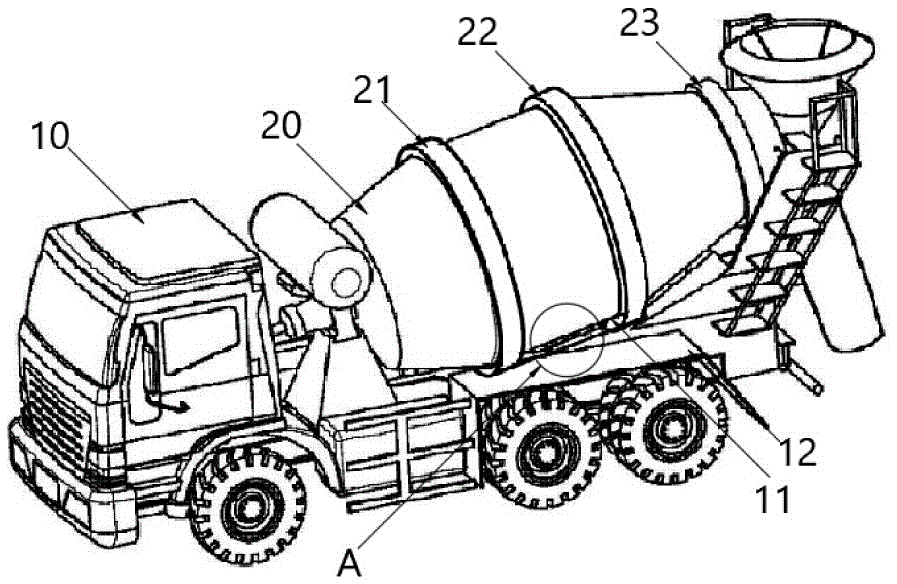 一種抗顛簸型水泥罐車傳動底盤及其製備方法