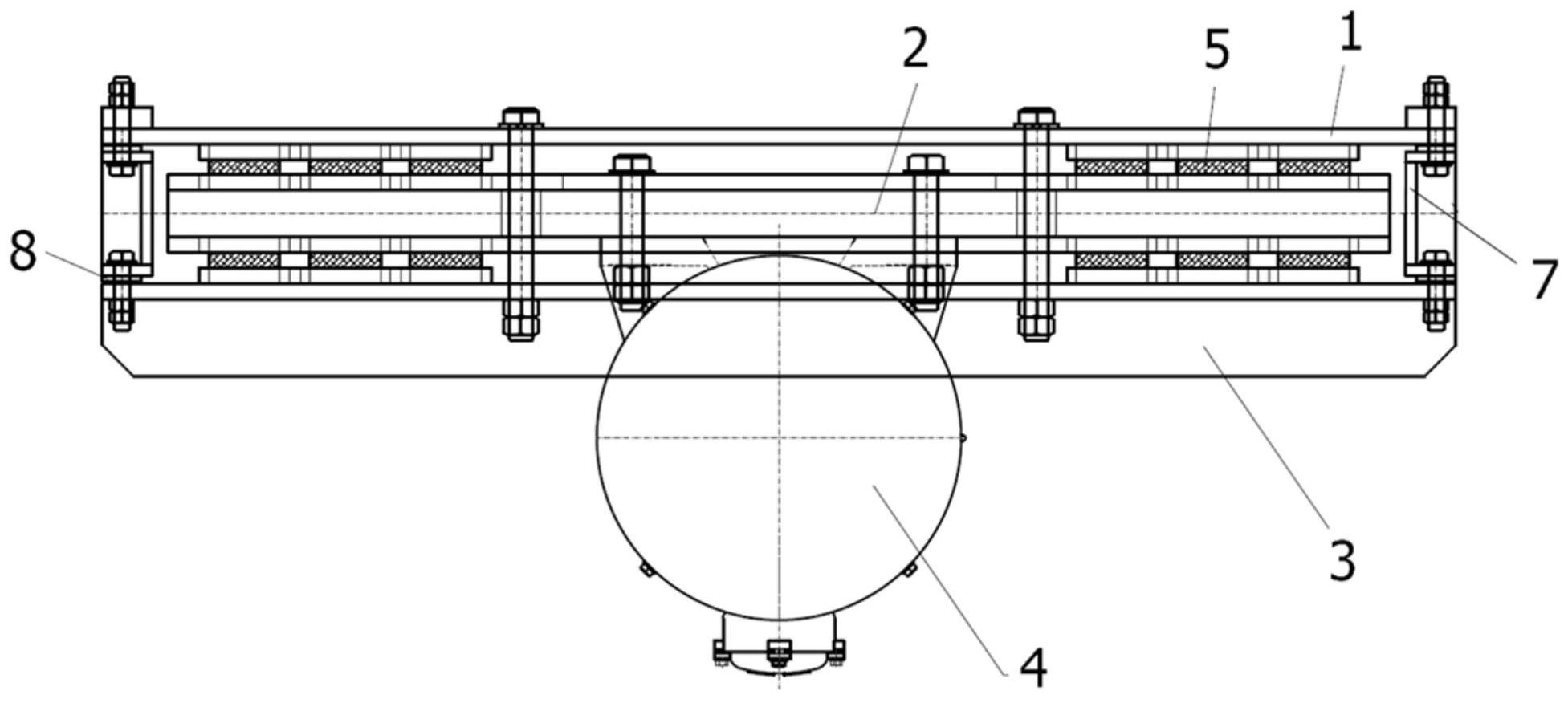 一种扁平式双质体激振器