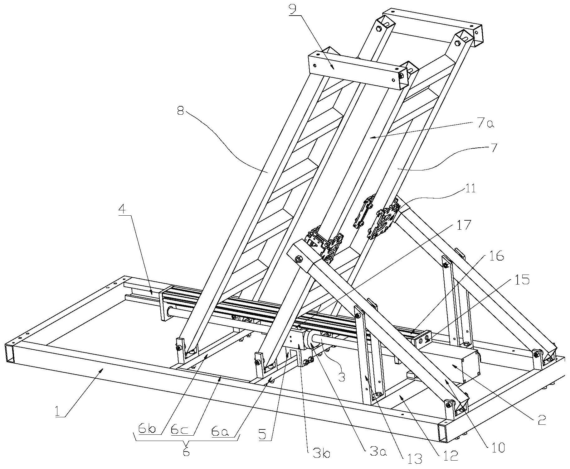 辅助站立轮椅的平行四边形连杆机构
