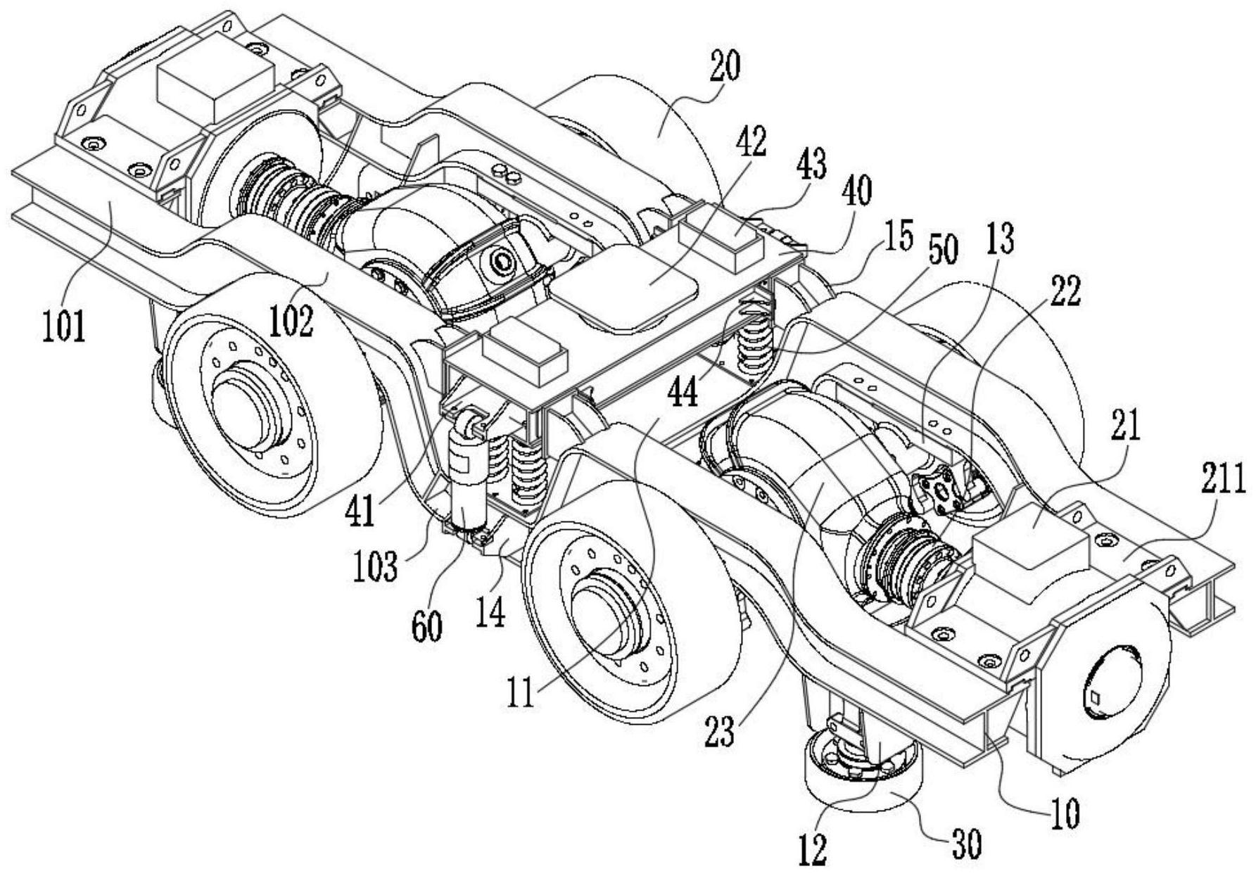 一种梁式转向架构架以及梁式转向架