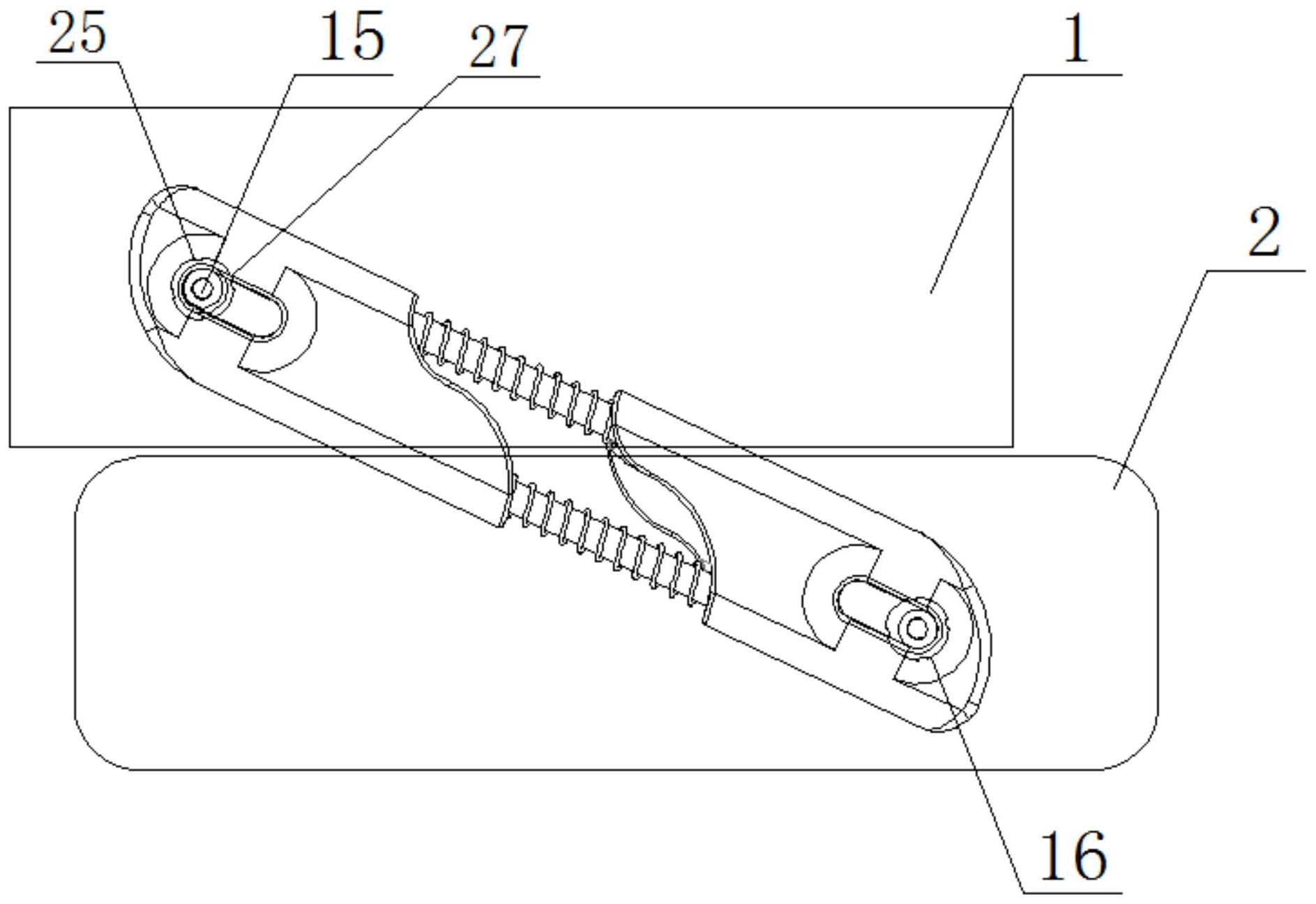 双压套导杆压簧牙齿矫治器