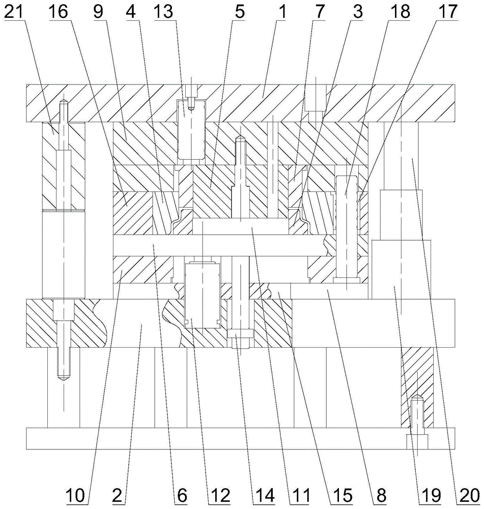 一种板料拉伸冲孔模具