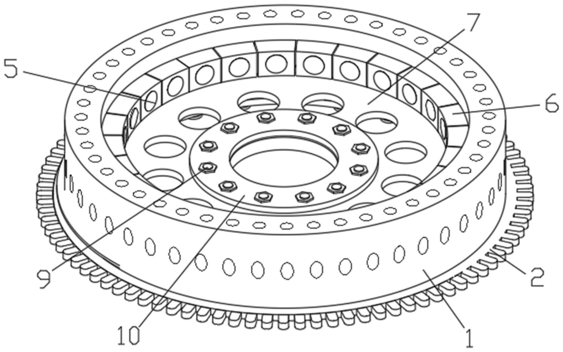 一种大功率中速柴油机飞轮