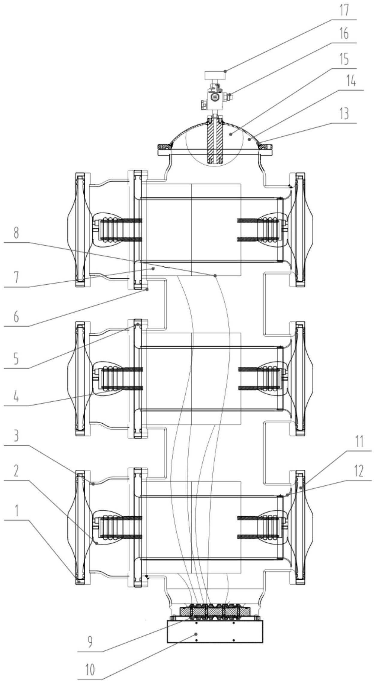 一种252kvgis用三相共箱式电流互感器