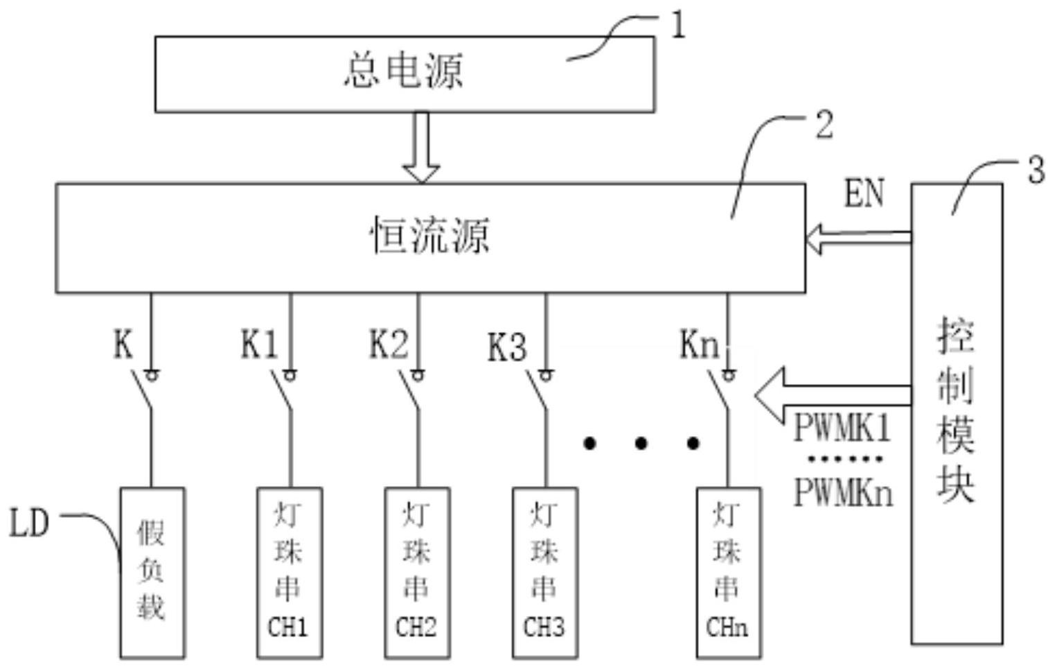 基於pwm的led照明電路分時調光電路和控制方法