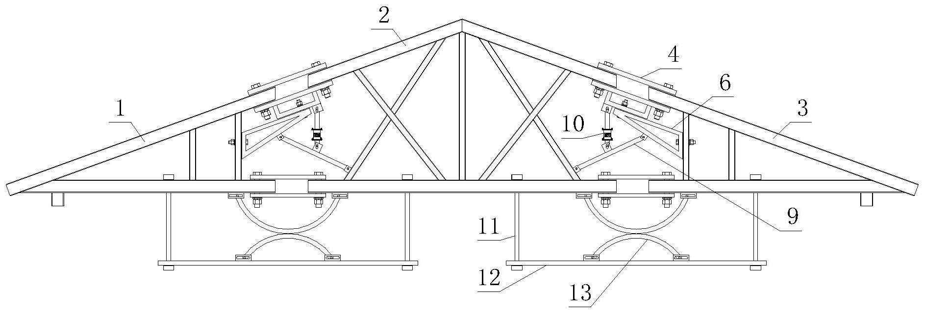 彩钢房三角梁结构图图片